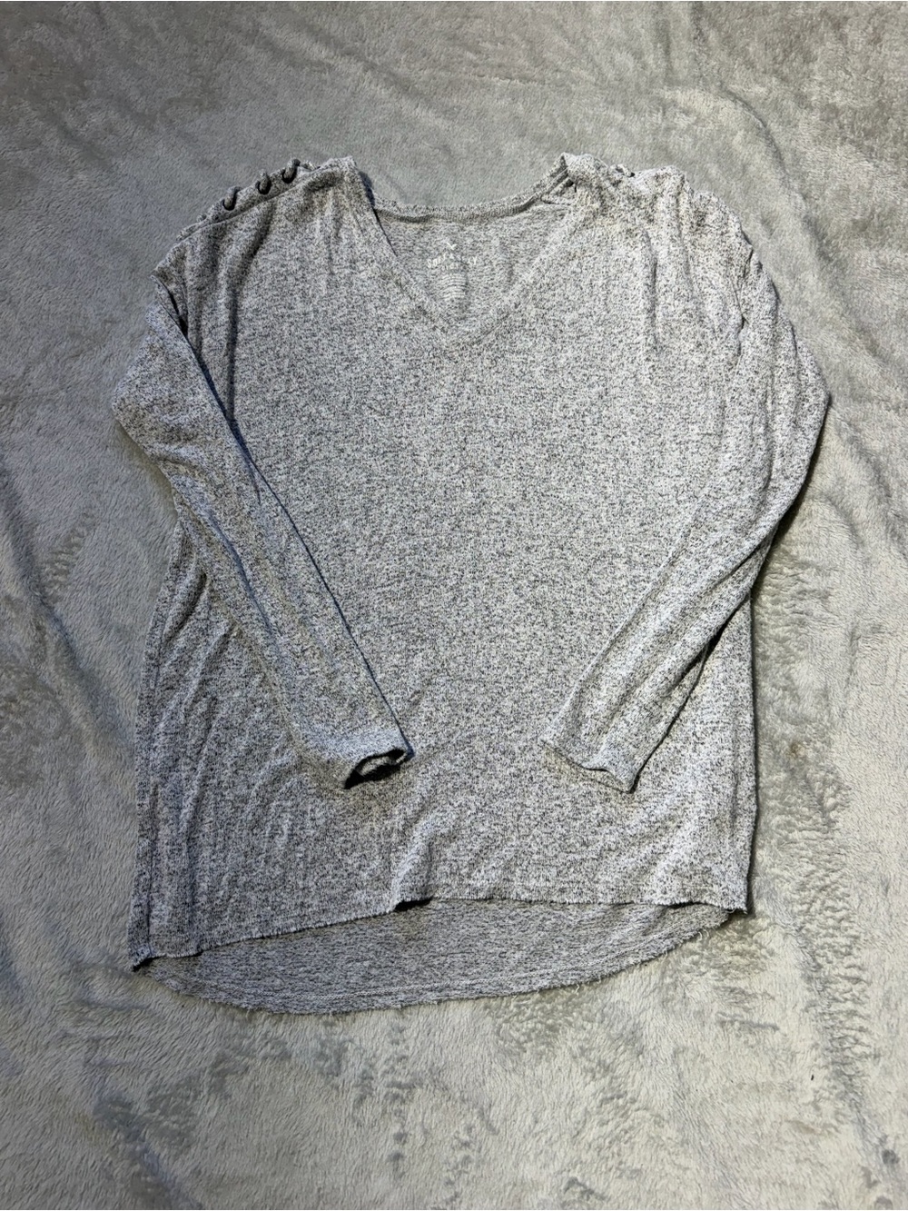 American Eagle Soft & Sexy Plush Long Sleeve Shirt
